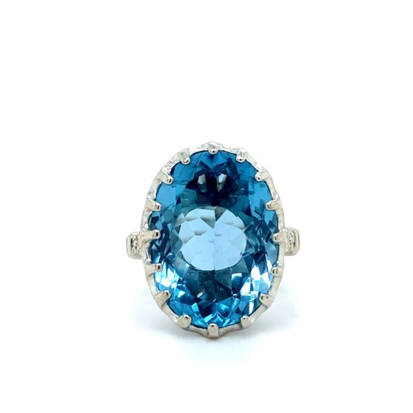 Sterling Silver Blue Topaz Ring